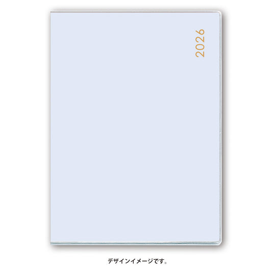 2026年4月始まり ペイジェムマンスリーＰｅｔｉｔ日曜（ブルー）9826 能率手帳