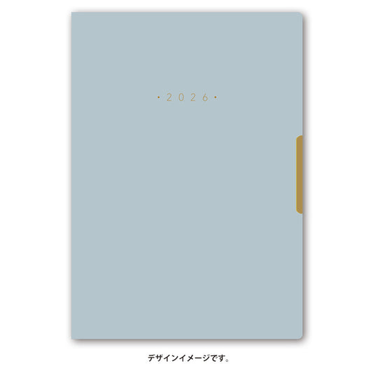 【名入れ可能手帳】2026年4月始まり ＮＯＬＴＹエクリＰｌｕｓＢ６－６（アイスブルー）9855 能率手帳