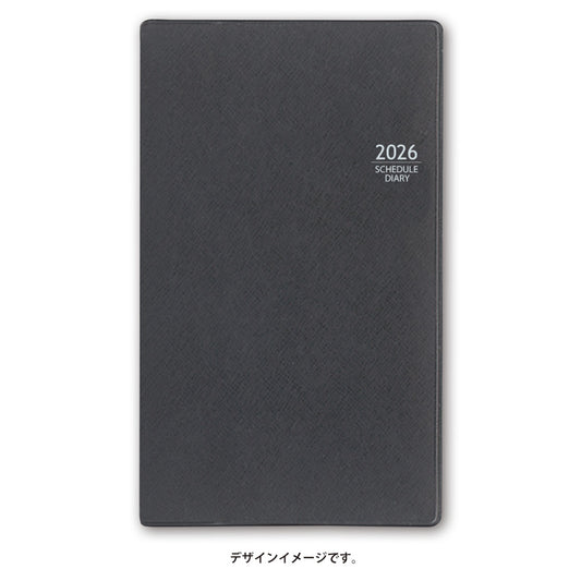 【名入れ可能手帳】2026年4月始まり ＮＯＬＴＹマンスリースリム－ｉ日曜（グレー）9927 能率手帳