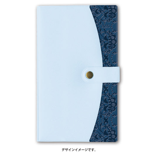 2026年4月始まり ペイジェムファミリー×マンスリーポーチたっぷりスリム－ｉ月曜（パールネイビー）9970 能率手帳