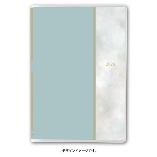 2026年4月始まり ペイジェムウィークリーＢ６－ｉメモ月曜（ブルー）9991 能率手帳