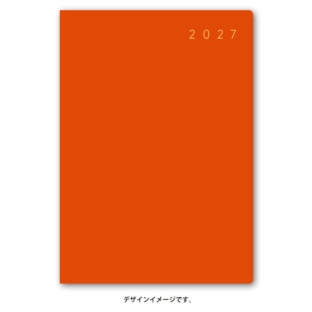 名入れ可能 2027年1月始まり ＮＯＬＴＹエクリＢ６ー１（オレンジ）2264