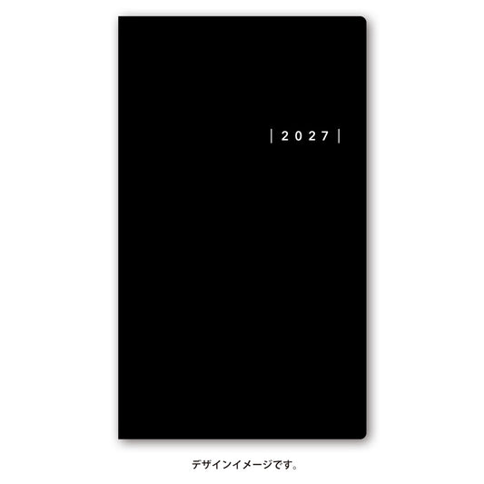 名入れ可能 2027年1月始まり ＮＯＬＴＹワイド１（ブラック）1411
