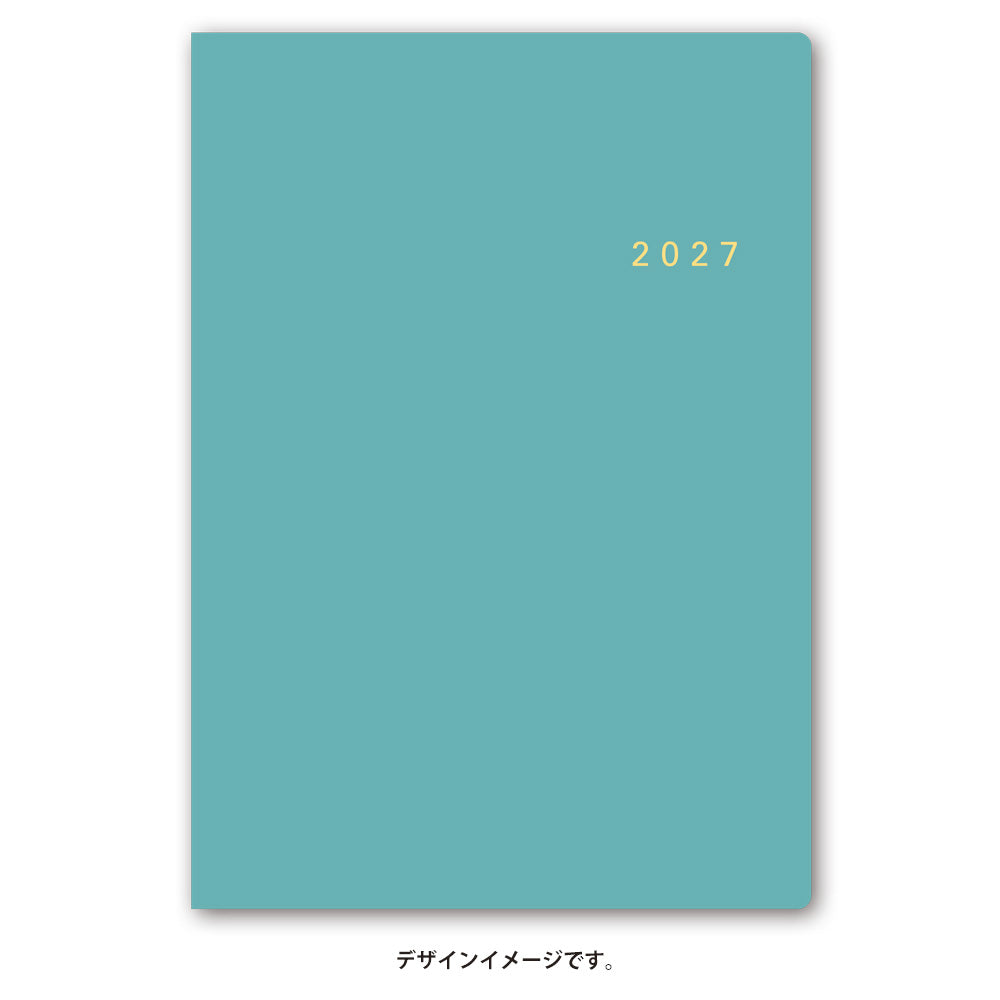 名入れ可能 2027年1月始まり ＮＯＬＴＹアクセスＢ６デュアルマンスリー月曜始まり（ターコイズ）6475