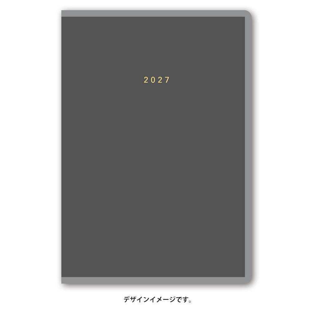 名入れ可能 2027年1月始まり ＮＯＬＴＹアクセスＤｅｐｏｔＢ６マンスリー月曜始まり（ブラック）6479