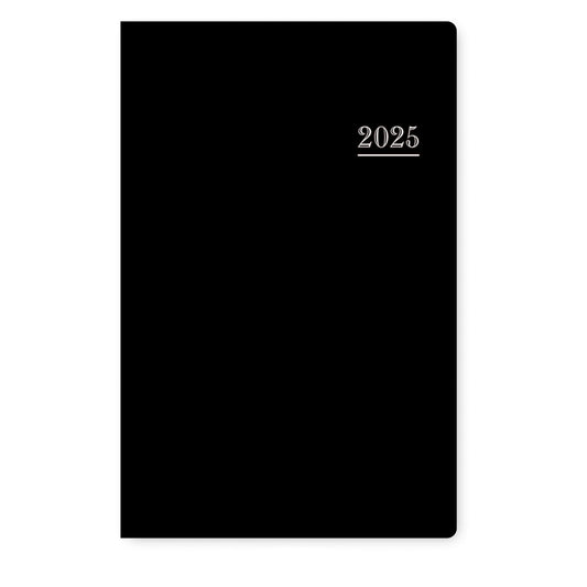 2025年 4月始まりNOLTYライツマンスリー小型版（黒）9007 能率 手帳 NOLTY