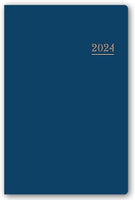 【ゆうパケット対応】2024年ダイアリー手帳日本能率協会ＮＯＬＴＹライツマンスリー小型版（ネイビーブルー）1172