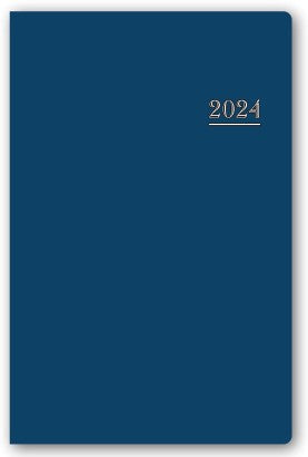 【ゆうパケット対応】2024年ダイアリー手帳日本能率協会ＮＯＬＴＹライツマンスリー小型版（ネイビーブルー）1172