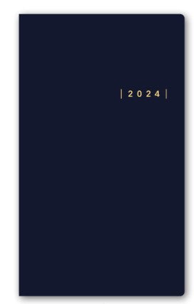【ゆうパケット対応】2024年ダイアリー手帳日本能率協会ＮＯＬＴＹワイド２（ダークネイビー）1412