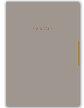 【ゆうパケット対応】2024年ダイアリー手帳日本能率協会ＮＯＬＴＹエクリPlusＢ６-８（グレージュ）2316