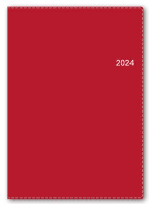 【ゆうパケット対応】2024年ダイアリー手帳日本能率協会ＮＯＬＴＹアクセスＡ５-２（レッド）6466