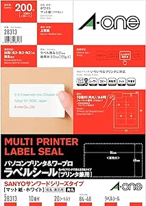 エーワンパソコン＆ワープロラベル　ＳＡＮＹＯ2831324:用紙