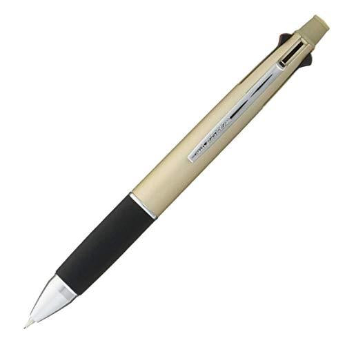 名入れ無料　三菱鉛筆 多機能ペン ジェットストリーム 4&1 0.38 シャンパンゴールド